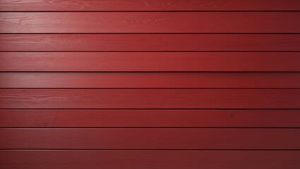Obraz premium Wood Finished in Red Paint