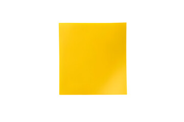 Isolated Yellow Square Abstract Illustration On Transparent Background