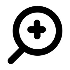 Fototapeta premium zoom in icon