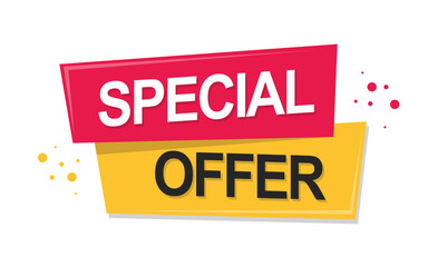 Special Offer Box Shape Banner