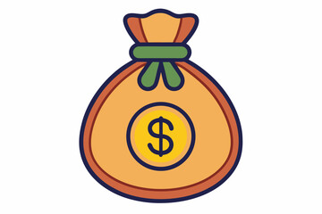 money bag with money