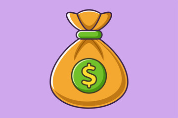 money bag with money