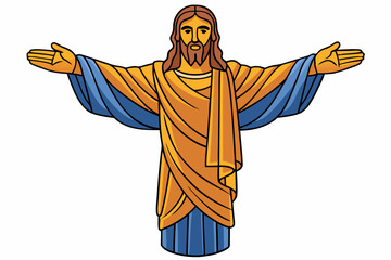 illustration of jesus christ