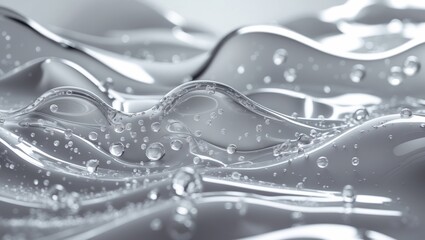 Background of Liquid Gel for Beauty Skin Care