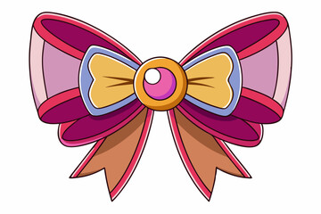 vector illustration of a pink flower