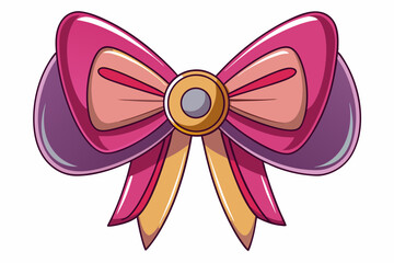 vector illustration of a pink flower