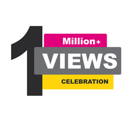 Download this views celebration thumnail banner set 1M to 1M, ik view, 1 M view 27.ai