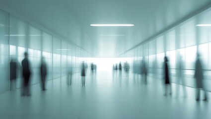 Fototapeta premium Interior with blur - abstract background