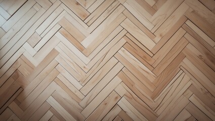 Fototapeta premium Parquet Background with Chevron Texture