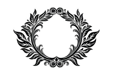 laurel wreath vector illustration