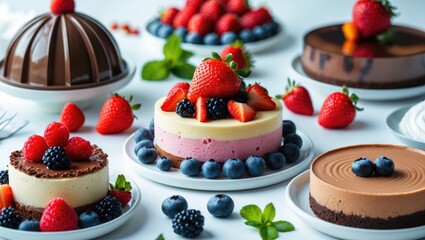 Compilation of Nine Food Photographs