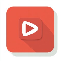 Play button icon for video player