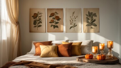 Snug bedroom featuring decor