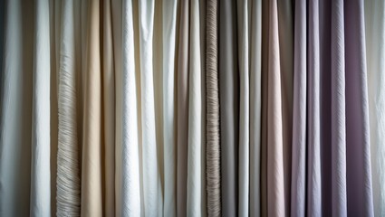Obraz premium Vibrant fabric for drapes and home decor