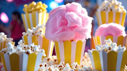 Movie-ready popcorn packaged in containers