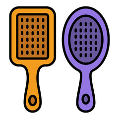 Hair brushes Icon