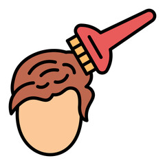 Hair dye Icon