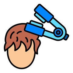 Hair straightener Icon