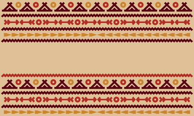 Beautiful geometric background. Figures of different shapes. Tribal form. Flowers. Geometric design. Creative textures. Colorful art. Modern graphic poster. Retro color. Vector illustration