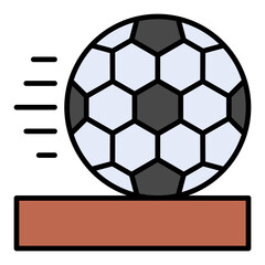 Fototapeta premium Soccer Icon