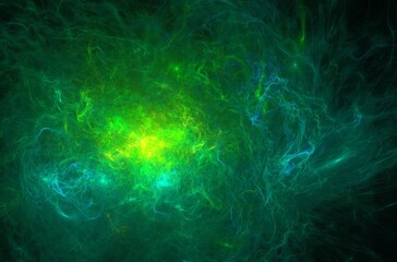 Abstract fractal image on the colorful background