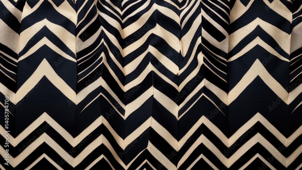 Poster Wavy Lines Pattern Design on Hard Plastic Sheets Background