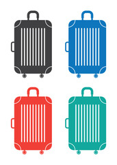 suitcase travel bag icon
