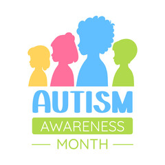World autism awareness day. Vector flat banner illustration