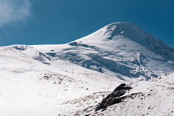 Osorno Volcano in Puerto Varas, Chile, winter season