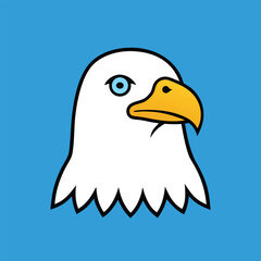 Obraz premium Bald Eagle Vector Art Illustration | Majestic Eagle Color Design