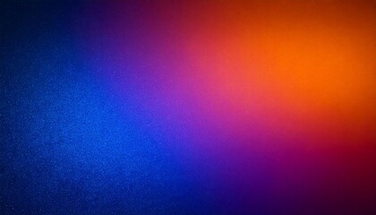 Obraz premium Solid color background with noise texture and a gradient effect, transitioning from deep hues (blue to purple, red to orange), modern and artistic