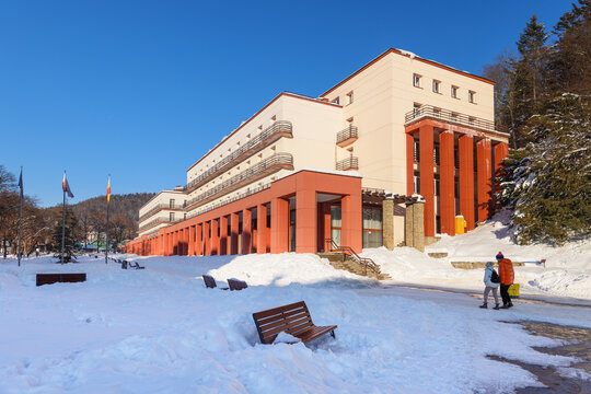 Zimowe uzdrowisko Krynica-Zdr&oacute;j.