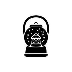 creative details Snow Globe Icon Vector Illustration
