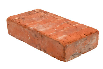 Stack of Red Clay Bricks for Construction and Building Materials.