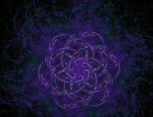 Imaginatory fractal abstract background Image