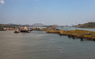Exposure of the Pedro Miguel Locks are located North past the Miraflores Locks.