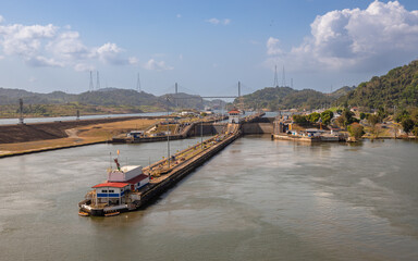 Exposure of the Pedro Miguel Locks are located North past the Miraflores Locks.