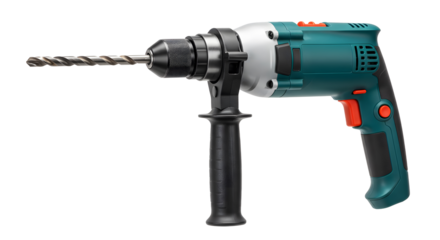 cordless drill isolated on white