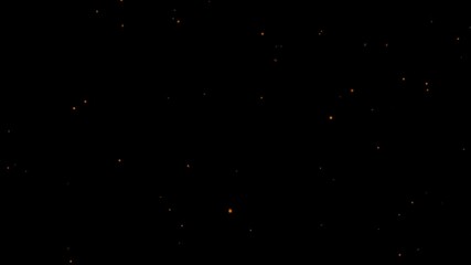 gold particle explosion with alpha channel