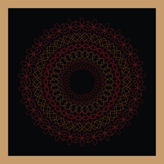 Collection of Colorful Round Mandala