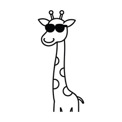 giraffe vector illustration