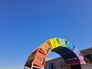 colorful arch