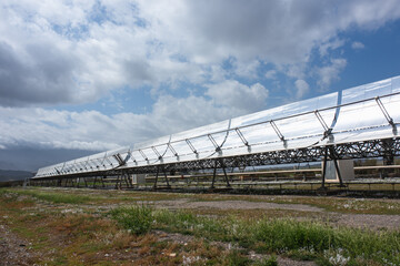 solar panels for energy generation. The concept of industry
