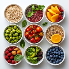 Naklejka premium set of different kinds of beans