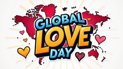 Celebrating global love day across the world spreading joy and connection in every community