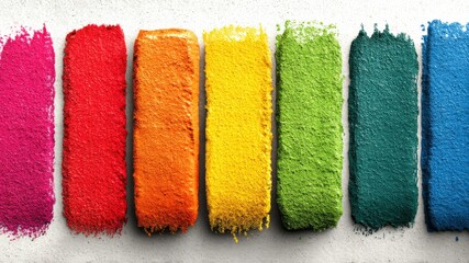 Burning emotions of a child expressed through colorful paint strokes in abstract form