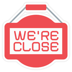 Closed sign Icon