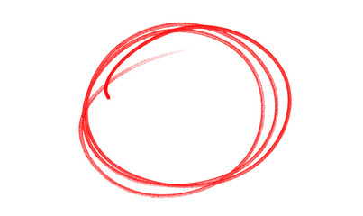 Highlight the hand drawing of different circles isolated on the background, as well as the red circle. For marking text, numbers, marker pen, pencil, logo, hand-drawn doodle grunge circle highlights	