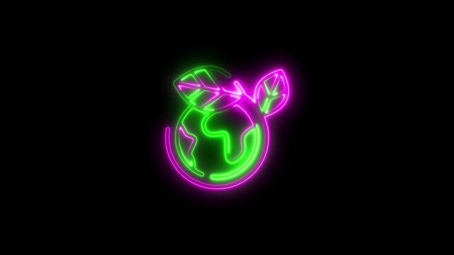 "Neon Multiple Users Silhouette Icon &ndash; Glowing Group Symbol for Teamwork, Community, and Social Connection"
