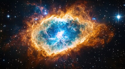 Obraz premium Mystical space nebula